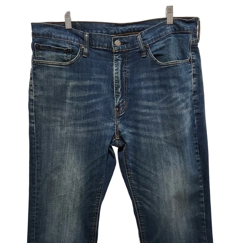 Levi's 541 Medium Blue Faded Athletic Taper‎ Jeans Denim Rustic Western W36 L30